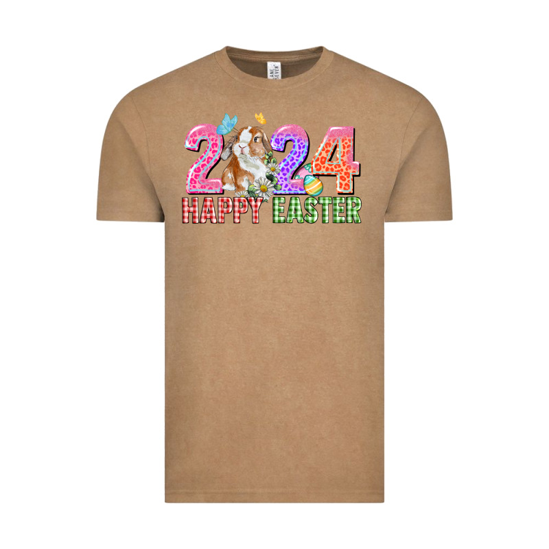 2024 Happy Easter Vintage Tee by CowGirlArtShop | Teevron