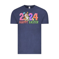 Vintage Denim 2024 happy easter Vintage Tee - CowGirlArtShop