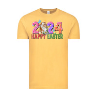 Vintage Mustard 2024 happy easter Vintage Tee - CowGirlArtShop