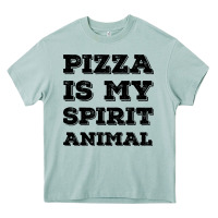 Pizza Is My Spirit Animal Heavy Core Tee | Teevron