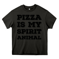 Asphalt Pizza Is My Spirit Animal Heavy Core Tee - Bettercallsaul