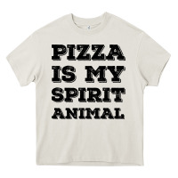 Cream Pizza Is My Spirit Animal Heavy Core Tee - Bettercallsaul