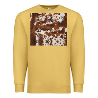 Antique Gold brown cowhide Premium Sweatshirt - BarkalooDesign