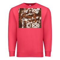 Cardinal brown cowhide Premium Sweatshirt - BarkalooDesign