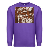 Purple brown cowhide Premium Sweatshirt - BarkalooDesign