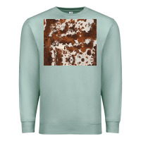 Seafoam brown cowhide Premium Sweatshirt - BarkalooDesign