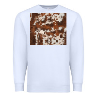 White brown cowhide Premium Sweatshirt - BarkalooDesign