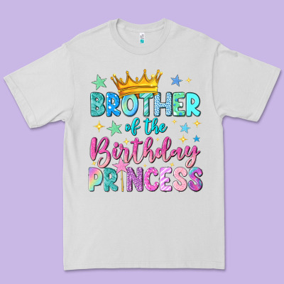 Brother Of The Birthday Princess Premium Tee Designed By Nancycooperartshop