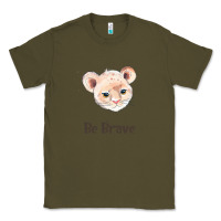 Army Green lion cute animals Classic Tee - RanaPortraitStore