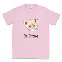 Bubblegum Pink lion cute animals Classic Tee - RanaPortraitStore