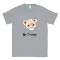 Heather Grey lion cute animals Classic Tee - RanaPortraitStore