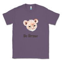 Lavender lion cute animals Classic Tee - RanaPortraitStore