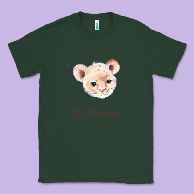 Lion Cute Animals Classic Tee Designed By Ranaportraitstore