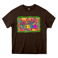 Chocolate Brown summer vibes watermelon Heavy Core Tee - JahusDesignShop