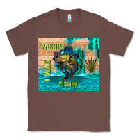 Chestnut wıshın i was fıshın Classic Tee - TumblerDesignByShophia