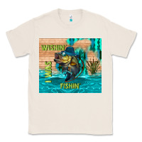 Natural wıshın i was fıshın Classic Tee - TumblerDesignByShophia