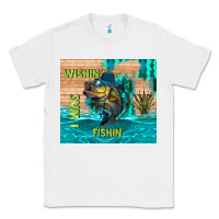 White wıshın i was fıshın Classic Tee - TumblerDesignByShophia