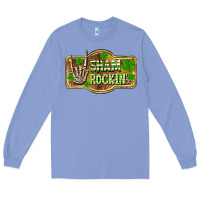 Colony Blue Shamrockin' St. Patrick's Day Long Sleeve Tee - OliviaCreatesArt
