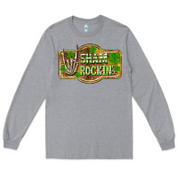 Heather Grey Shamrockin' St. Patrick's Day Long Sleeve Tee - OliviaCreatesArt