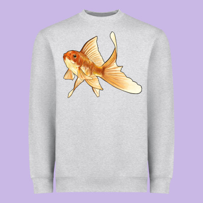 Goldfish Heavyweight Sweatshirt Designed By Lillyallendesigns