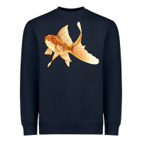Navy Goldfish Heavyweight Sweatshirt - LillyAllenDesigns