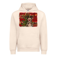 Sandshell reindeer trees background Urban Hoodie - AdoDesignShop
