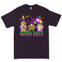Plum Mardi Gras crew with gnomes Premium Tee - NancyCooperArtShop