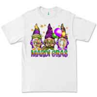 White Mardi Gras crew with gnomes Premium Tee - NancyCooperArtShop