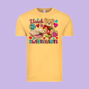 I Teach Sweethearts Valentine's Day Vintage Tee Designed By Howdyjamesfarm