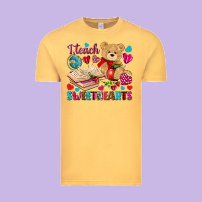 I Teach Sweethearts Valentine's Day Vintage Tee Designed By Howdyjamesfarm