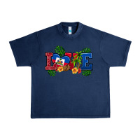 Navy love haitian republic Urban Heavy Tee - RanaPortraitStore