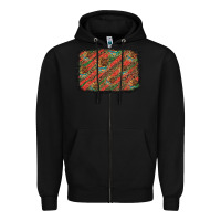 Black mexico pattern background Zipper Hoodie - Artiststas