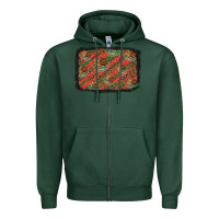 Sports Green mexico pattern background Zipper Hoodie - Artiststas