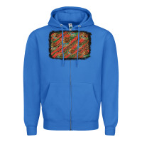 True Royal mexico pattern background Zipper Hoodie - Artiststas
