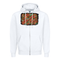 White mexico pattern background Zipper Hoodie - Artiststas