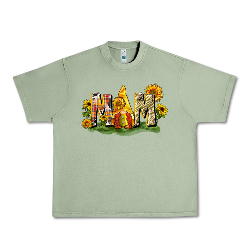 Mom Gnome Sunflower Urban Heavy Tee by CowGirlArtShop | Teevron