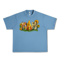 Pebble Blue Mom gnome sunflower Urban Heavy Tee - CowGirlArtShop