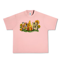 Salmon Mom gnome sunflower Urban Heavy Tee - CowGirlArtShop