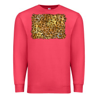Cardinal handdrawn leopard pattern yellow Premium Sweatshirt - BarkalooDesign