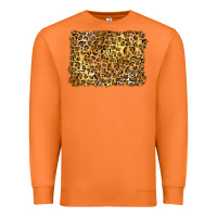 Carrot handdrawn leopard pattern yellow Premium Sweatshirt - BarkalooDesign