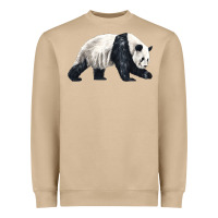 Mushroom walking panda Heavyweight Sweatshirt - LillyAllenDesigns