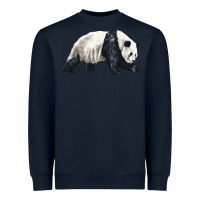 Navy walking panda Heavyweight Sweatshirt - LillyAllenDesigns