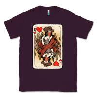 Plum Queen Of Hearts Cowgirl Classic Tee - HowdyJamesFarm