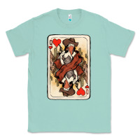 Seafoam Queen Of Hearts Cowgirl Classic Tee - HowdyJamesFarm