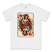 White Queen Of Hearts Cowgirl Classic Tee - HowdyJamesFarm
