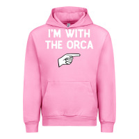 Fuchsia Pink im with the orca costume halloween matching party Urban Hoodie - longCreatives