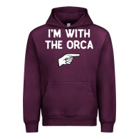Mauve Wine im with the orca costume halloween matching party Urban Hoodie - longCreatives