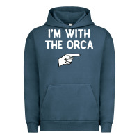 Pigment Midnight Navy im with the orca costume halloween matching party Urban Hoodie - longCreatives