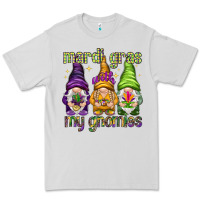 Dove Grey Mardi Gras with my gnomes Premium Tee - NancyCooperArtShop