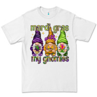 White Mardi Gras with my gnomes Premium Tee - NancyCooperArtShop